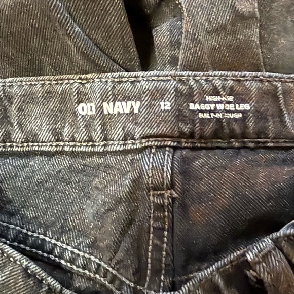 Old Navy Kids high rise baggy wide leg Jeans - Picture 3 of 3